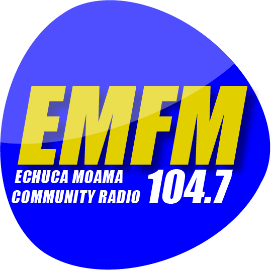 3GRR 104.7 FM EMFM logo