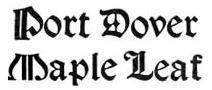 Port Dover Maple Leaf logo