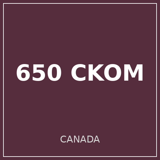 650 CKOM logo
