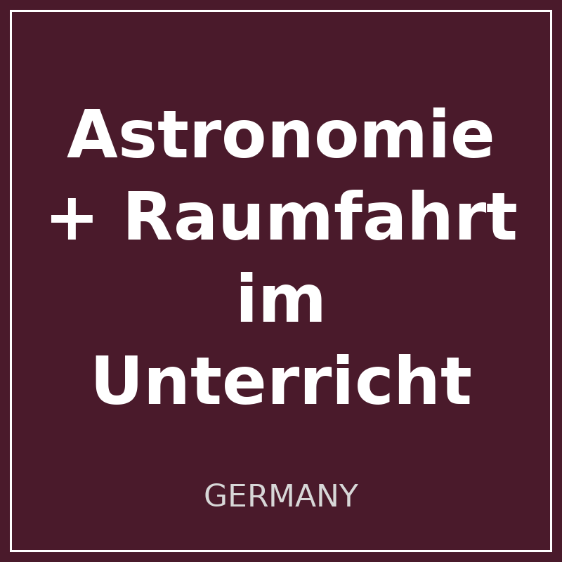 Astronomie + Raumfahrt im Unterricht logo
