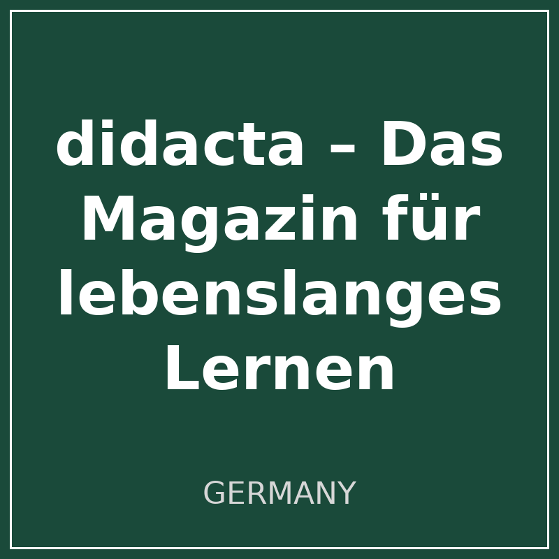 didacta – Das Magazin für lebenslanges Lernen logo