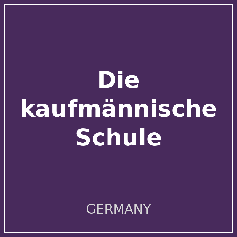 Die kaufmännische Schule logo