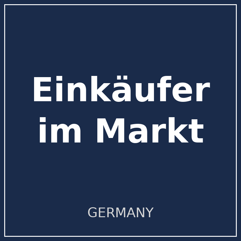 Einkäufer im Markt logo