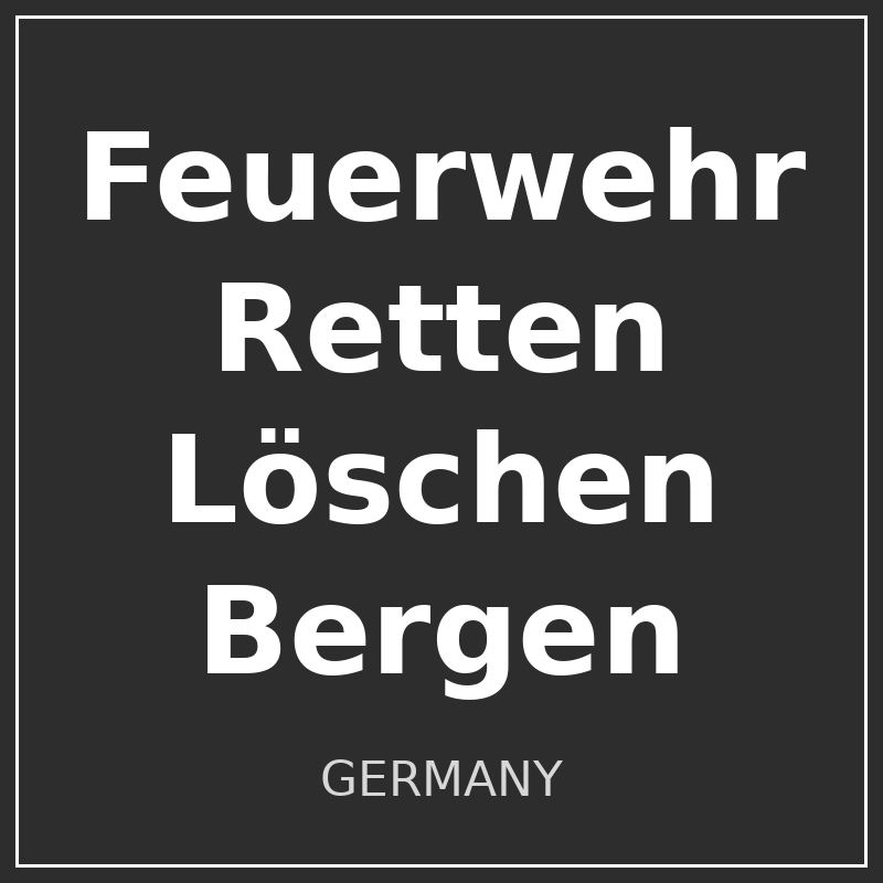 Feuerwehr Retten Löschen Bergen logo