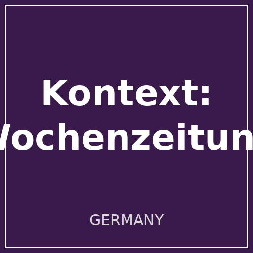 Kontext: Wochenzeitung logo