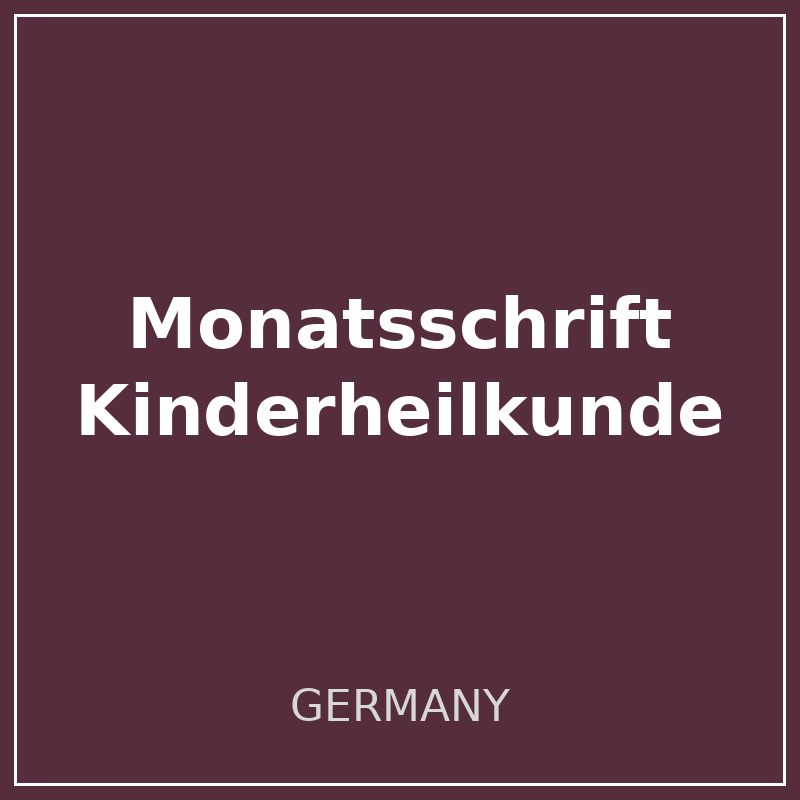 Monatsschrift Kinderheilkunde logo