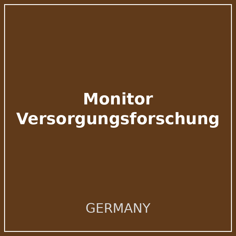 Monitor Versorgungsforschung logo