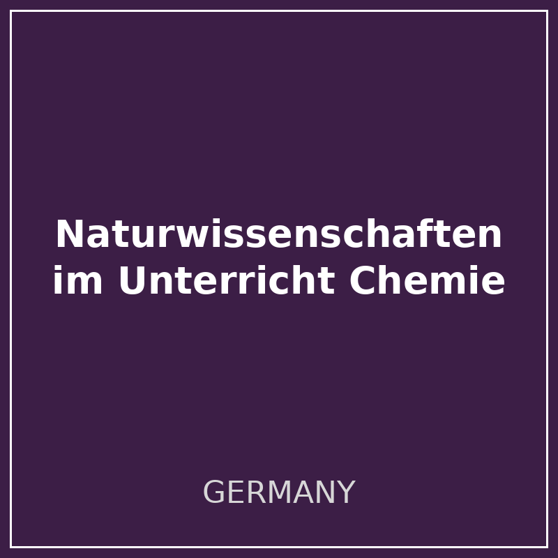 Naturwissenschaften im Unterricht Chemie logo