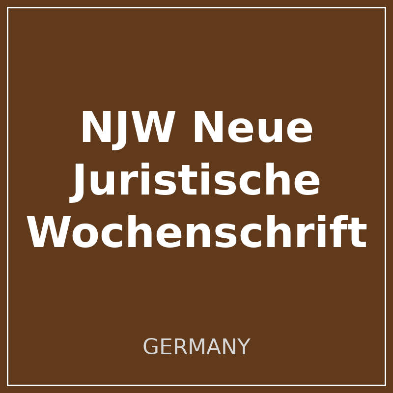 NJW Neue Juristische Wochenschrift logo