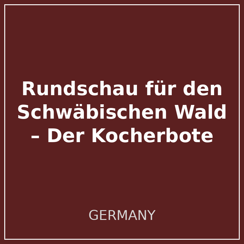 Rundschau für den Schwäbischen Wald – Der Kocherbote logo