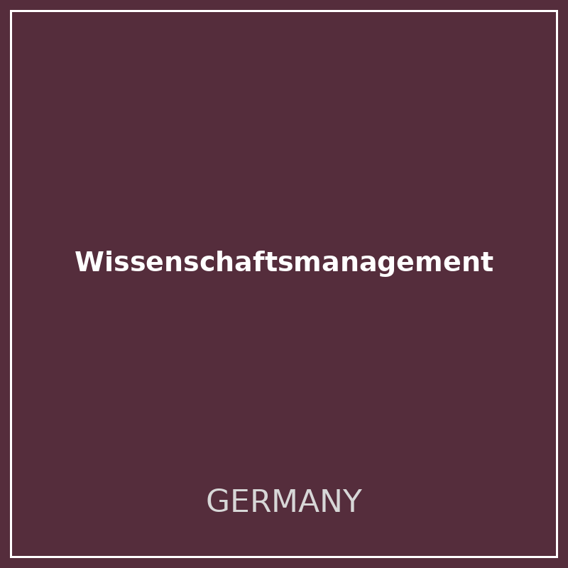 Wissenschaftsmanagement logo