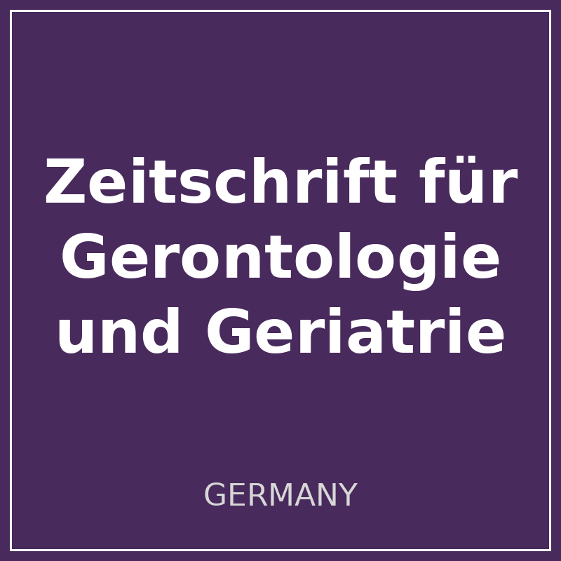 Zeitschrift für Gerontologie und Geriatrie logo